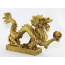Chinesischer Drache Long Messing Figur groß