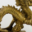 Chinesischer Drache Long Messing Figur groß