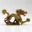 Drachenfigur aus Messing