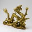 Chinesischer Drache Long Messing Figur groß