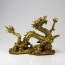 Drachenfigur aus Messing