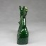 Chinesischer Drache Keramik-Figur grün