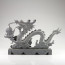 Chinesischer Drache Feng Shui, Steinskulptur Drache Long