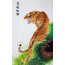Chinesisches Tierkreiszeichen Tiger, Stoffbild