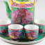 Chinesisches Porzellan-Teeservice "Baba-Nyonya", Teegeschirr-Set (6-teilig)
