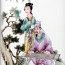 Chinesisches Bild Vier Künste, Wandbild Keramik