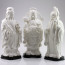 Porzellanfiguren Set "Die drei Sterne", Sanxing (Cai, Zi, Shou)
