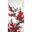 Rollbild "Pflaumenblüte", asiatische Bildrolle