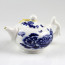 Chinesische Teekanne Porzellan handbemalt