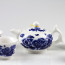 Chinesische Teekanne blau-weißes Porzellan
