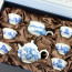 Edel verpacktes Teeservice aus Porzellan