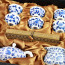 Teeservice "Kaiser-Lotus", chinesisches Porzellan blau-weiß