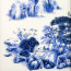 Porzellan Bild "Bergidylle", chinesisches Wandbild