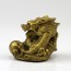 Messing-Figur Drache mit Perle