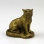 Messing-Skulptur Hund