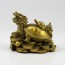 Messingfigur Drachenschildkröte