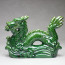 Chinesischer Drache Keramik-Figur im Tang-Stil
