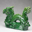 Chinesischer Drache Keramik-Figur