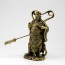 Bronze-Skulptur Guan Yu