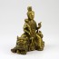 Guan Yin Statue auf Wächterlöwe