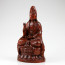 Guanyin Figur aus Holz, asiatische Deko