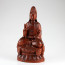 Guanyin Holzstatue, chinesische Deko