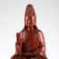 Holzfigur Kwan Yin, chinesischer Holzschnitz