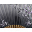 Chinesischer Handfächer "Winterblüte" (grau), Klappfächer