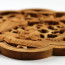 Wandbild aus Holz, Holzschnitz
