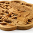 Holz-Wandbild "Kalligraphie"