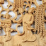 Holz Wandbild "Kalligraphie", chinesisches Wandornament