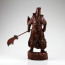 Krieger Guan Yu, asiatische Holzstatue