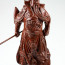 Holzfigur "General und Krieger GuanYu", Kunst aus China