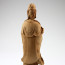 Chinesische Holzfigur "Guanyin mit Lotos"
