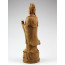 Holzstatue Guan Yin, chinesischer Holzschnitz