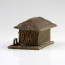 Keramikfigur "Chinesisches Bauernhaus", chinesische Keramik