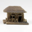 Keramikfigur "Chinesisches Bauernhaus", Bonsaifigur