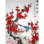 Rollbild "Pflaumenblüte", asiatische Bildrolle