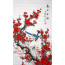 Rollbild "Pflaumenblüte", chinesische Bildrolle