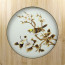 Strohbild "Mittagssonne" Ivory White mit Rahmen