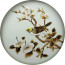Strohbild "Mittagssonne" Ivory White ohne Rahmen