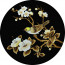Strohbild "Mittagssonne" Sparkling Black ohne Rahmen