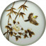Strohbild "Frühlingserwachen" Ivory White ohne Rahmen