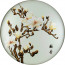 Strohbild "Magnolienblüte" Ivory White ohne Rahmen