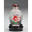 Snuff Bottle "Kois im Lotosteich" (viereckig)