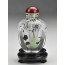 Snuff Bottle "Pandas im Bambuswald" (viereckig)