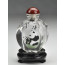 Snuff Bottle "Pandas im Bambuswald" (viereckig)
