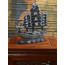 Steinskulptur "Drachenschiff"