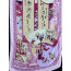Chinesisches Tuch "Palastszenen", rosa