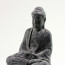 Steinfigur "Buddha Amitabha im Lotussitz"